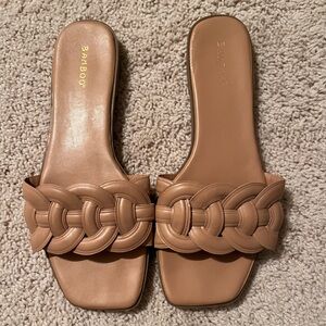 Nude sandals